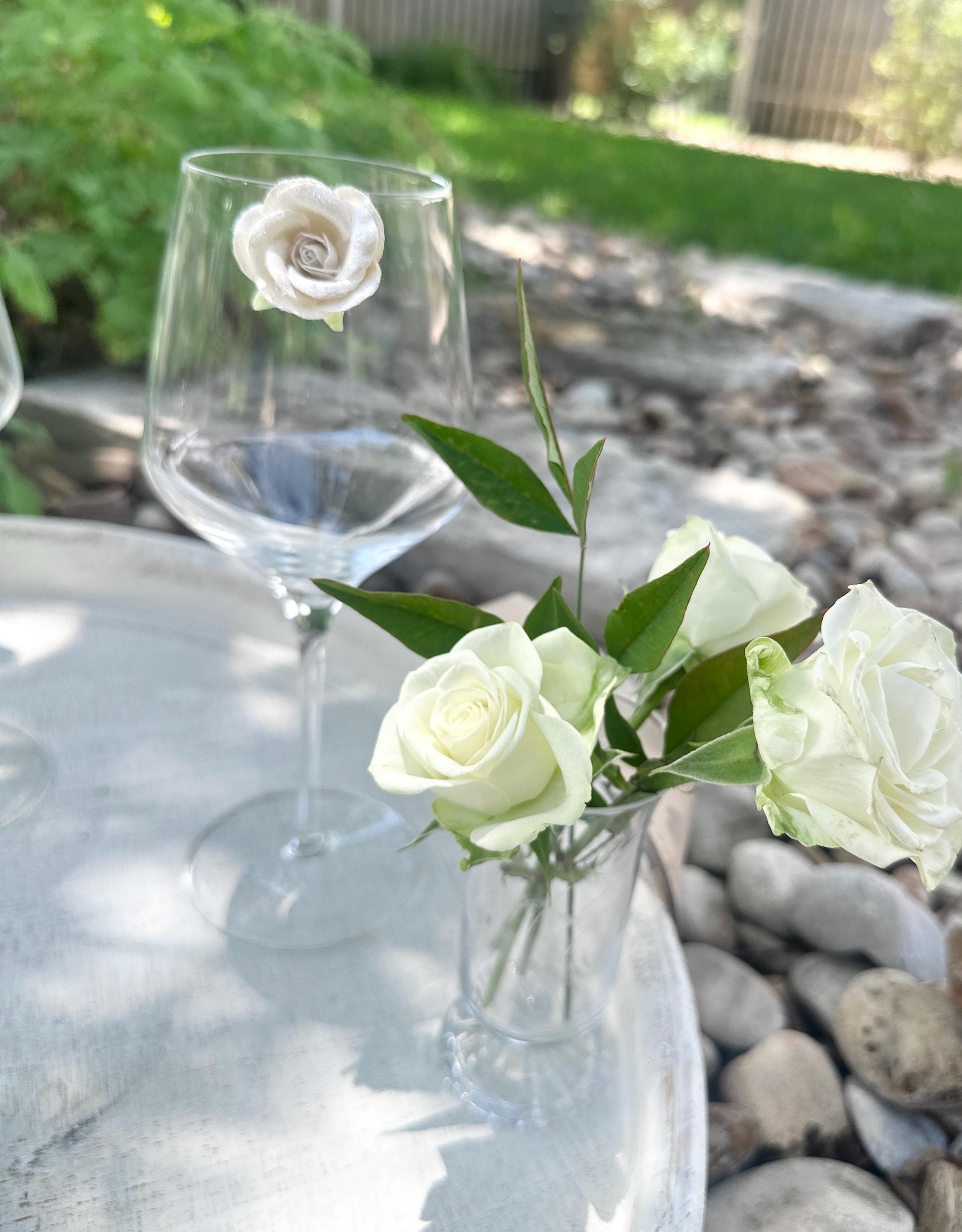 Southwest Floral Wine Charms, Cactus, Cowboy Boot, Bull Skull Drink Markers (Set of 6)