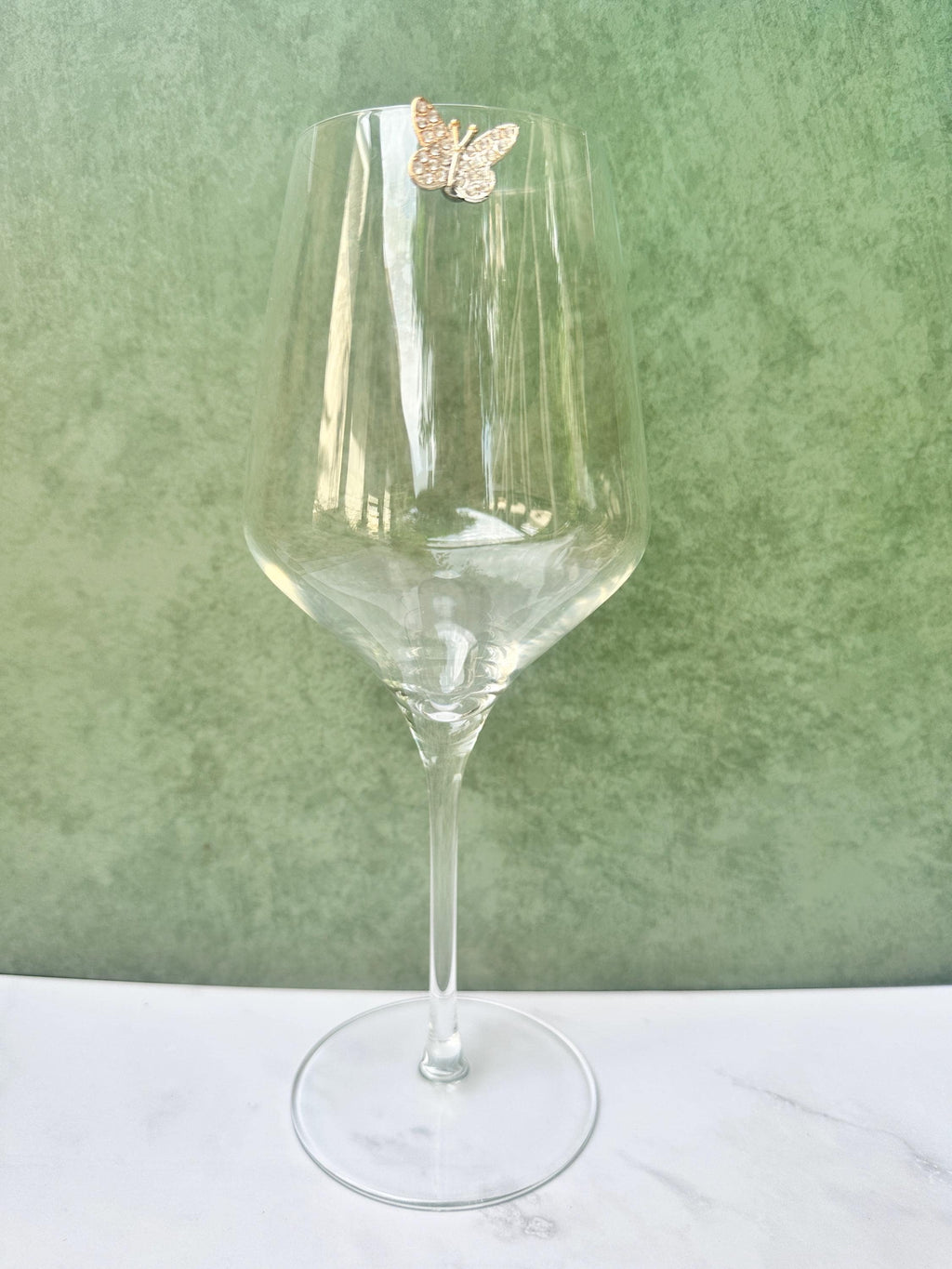 Floral Magnetic Wine Charms, Sparkling Drink Markers, Wedding Favors, Hostess Gift, Set of 6