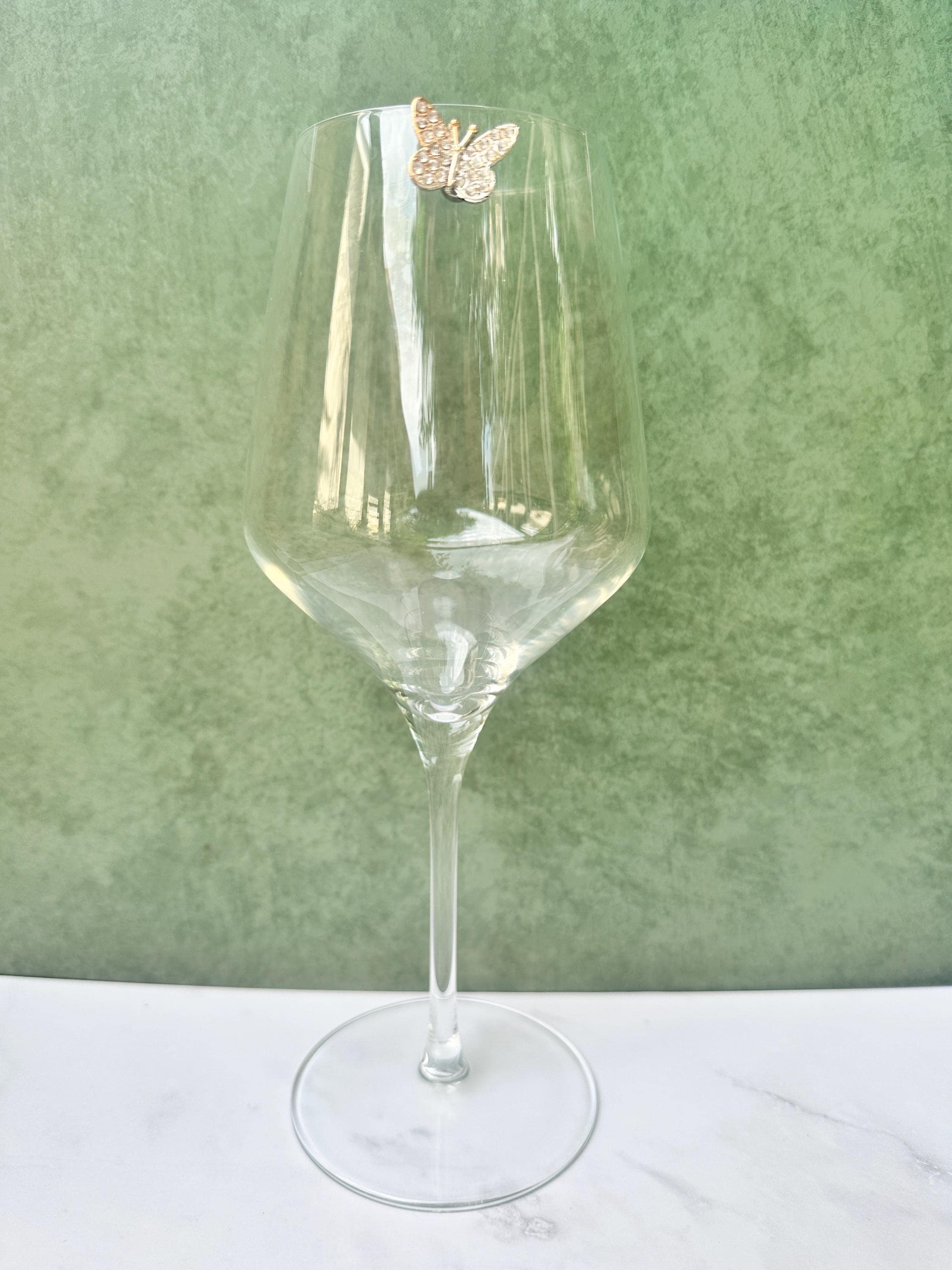 Floral Magnetic Wine Charms, Sparkling Drink Markers, Wedding Favors, Hostess Gift, Set of 6