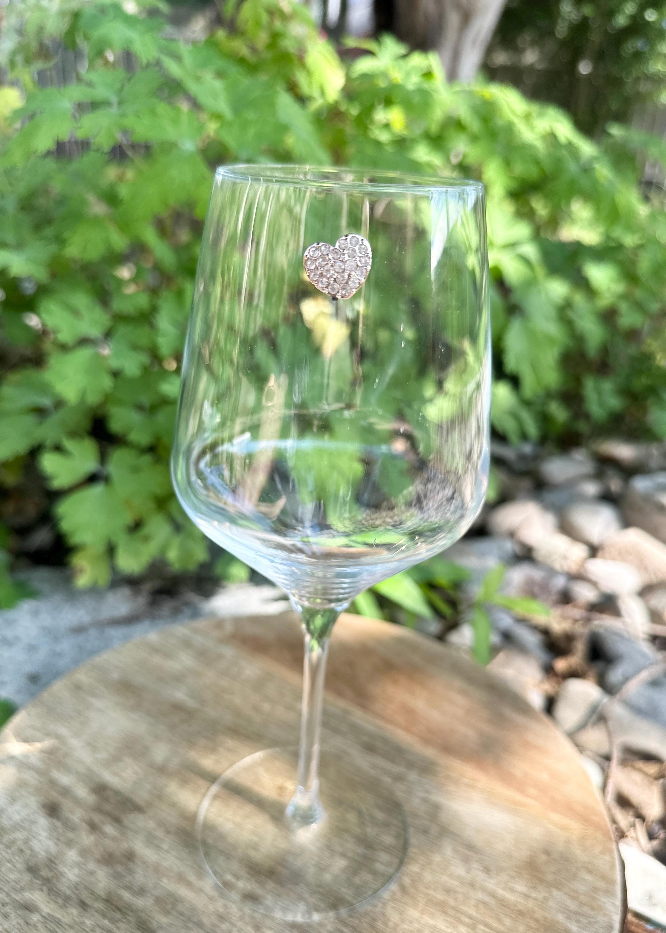 Floral Magnetic Wine Charms, Sparkling Drink Markers, Wedding Favors, Hostess Gift