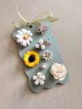 Floral & Jewel Wine Charm Set