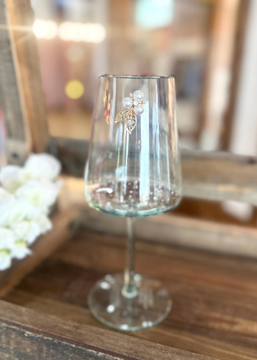 Floral Magnetic Wine Charms: Wedding Favors, Party Drink Markers, Sunflower Rose Butterfly Set