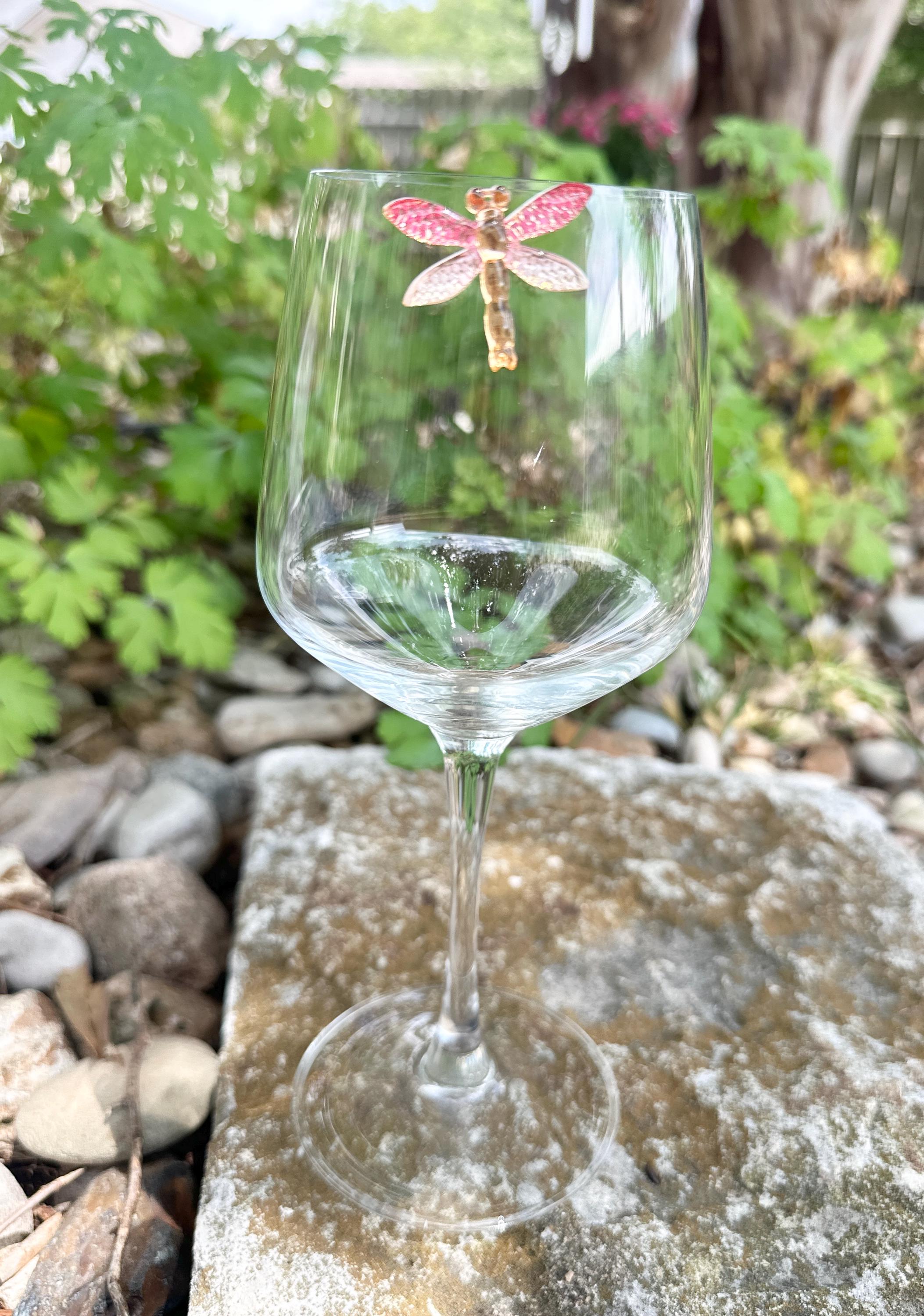 Floral Magnetic Wine Charms, Sparkling Drink Markers, Wedding Favors, Hostess Gift
