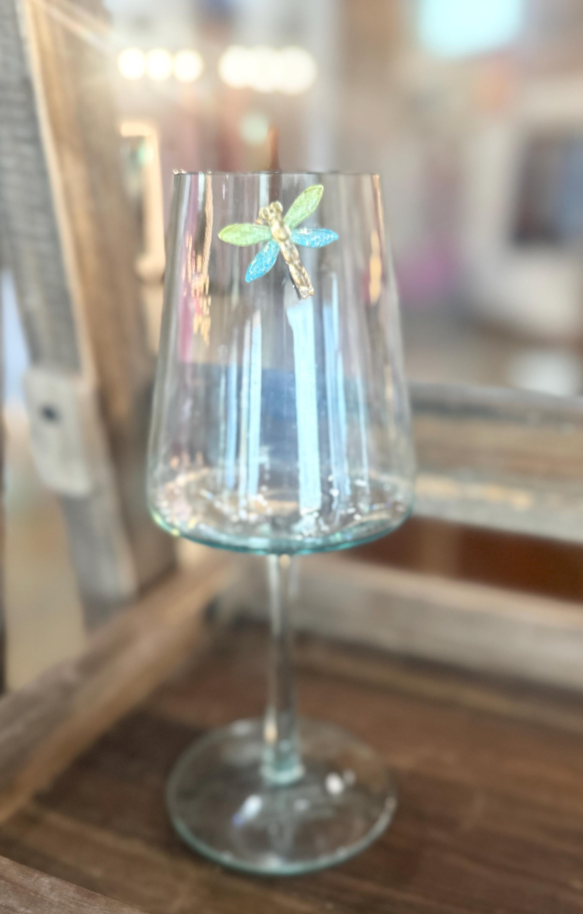 Floral Magnetic Wine Charms, Sparkling Drink Markers, Wedding Favors, Hostess Gift, Lemons, Strawberries