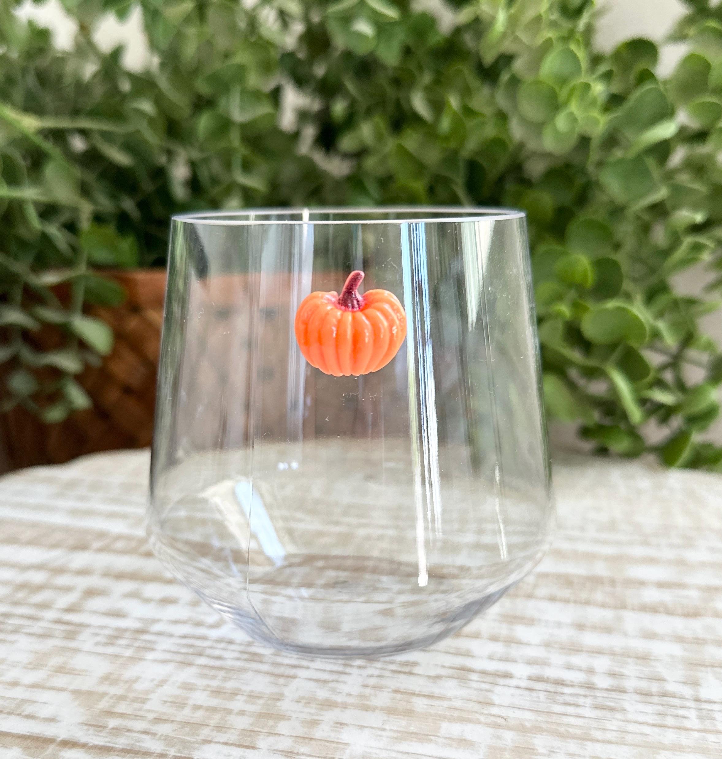 Halloween Wine Charms, Halloween Gifts, Party Favors, Halloween Drink Markers