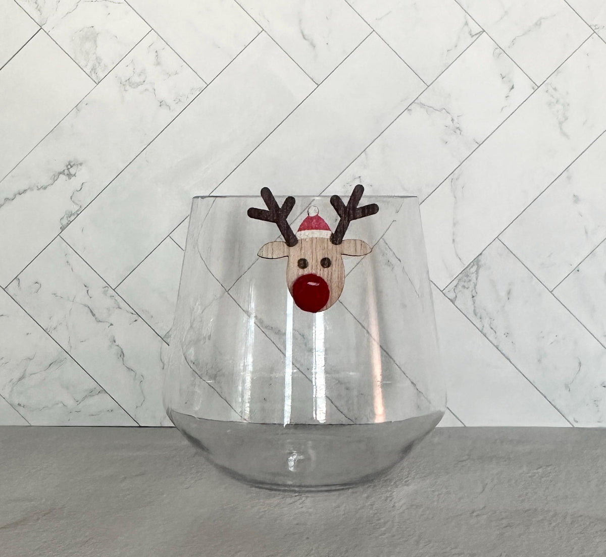 Holiday Drink Markers, Wine Lover Gifts, Christmas Wine Charms, Festive Gift Ideas