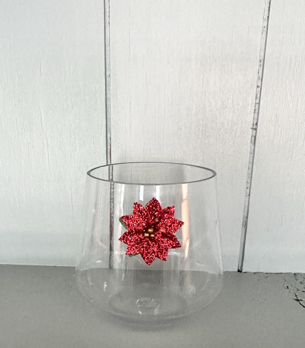 Holiday Drink Markers, Wine Lover Gifts, Christmas Wine Charms, Festive Gift Ideas